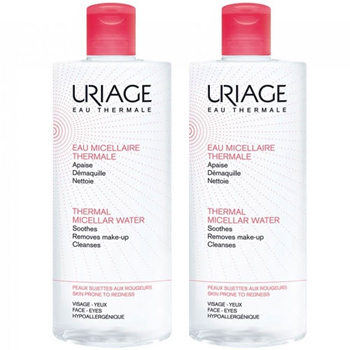 URIAGE EAU MICELLARE PER PELLI ARROSSATE 1+1 - Farmadillo