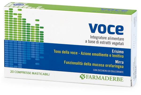 VOCE 20 COMPRESSE MASTICABILI - Farmadillo