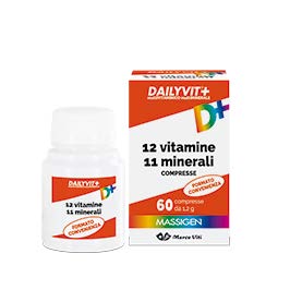 MASSIGEN DAILYVIT 12 VITAMINE 11 MINERALI 60 COMPRESSE RIVESTITE - Farmadillo