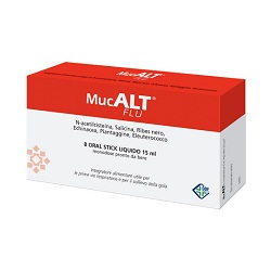 MUCALT FLU 8 ORAL STICK MONODOSE - Farmadillo