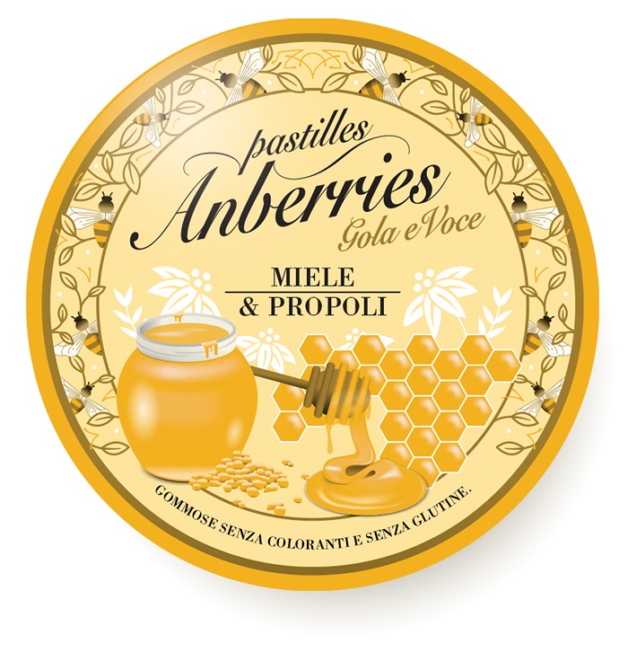 ANBERRIES MIELE PROPOLI 55 G - Farmadillo