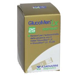 STRISCE MISURAZIONE GLICEMIA GLUCOMEN LX PLUS 25 PEZZI - Farmadillo
