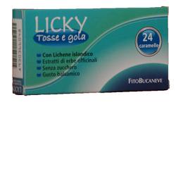LICKY CARAMELLE ADULTI PER TOSSE E GOLA SENZA ZUCCHERO 70 G - Farmadillo