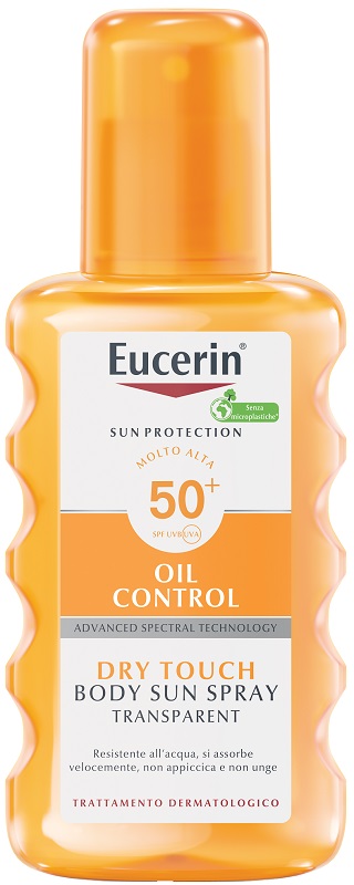 EUCERIN SUN SPRAY TRANSPARENT SPF50 200 ML - Farmadillo