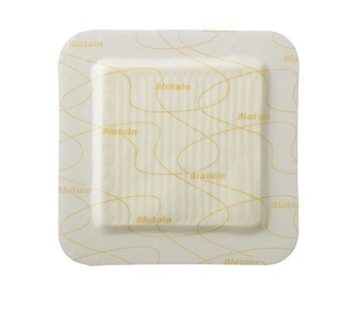 MEDICAZIONE BIATAIN IN SCHIUMA DI POLIURETANO CON BORDO ADESIVO IN SILICONE 10X10 CM 10 PEZZI - Farmadillo