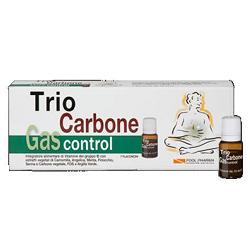 TRIOCARBONE GAS CONTROL 7 FLACONCINI 10 ML - Farmadillo