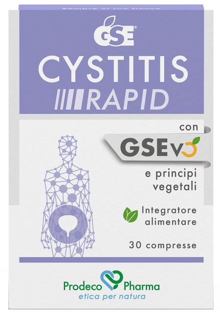 GSE CYSTITIS RAPID 30 COMPRESSE - Farmadillo