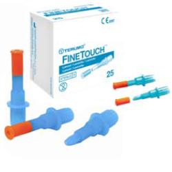 LANCETTE PUNGIDITO FINETOUCH 23 GAUGE 25 PEZZI - Farmadillo