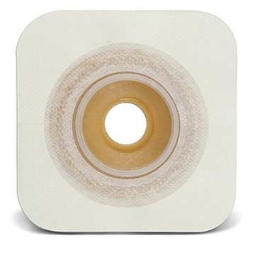 PLACCA CONVESSA NATURA+ PRETAGLIATA 19 MM FLANGIA 45 MM DURAHESIVE E CEROTTO MICROPOROSO 5 PEZZI - Farmadillo
