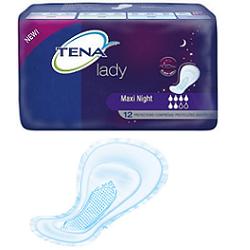 PANNOLONE SAGOMATO TENA DISCREET MAXI NIGHT 12 PEZZI - Farmadillo