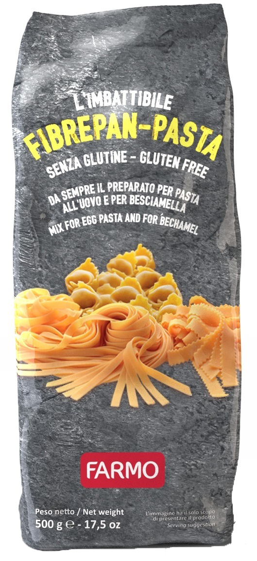 L'IMBATTIBILE FIBREPAN-PASTA PREPARATO PER PASTA ALL'UOVO E PER BESCIAMELLA 500 G - Farmadillo