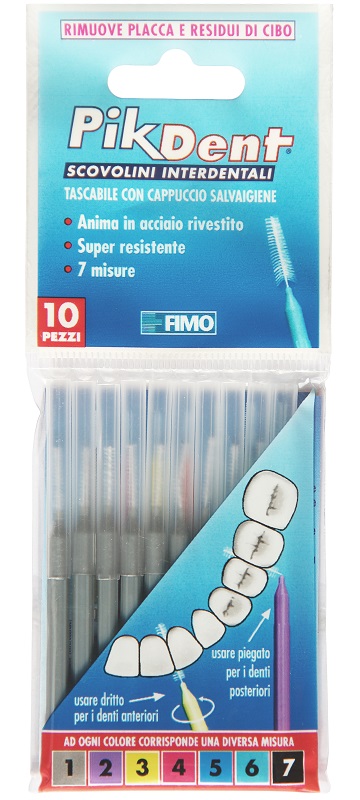 PIKDENT STUZZICOLINO 1 GRIGIO 10 PEZZI - Farmadillo