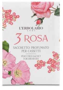 3 ROSA SACCHETTO PROFUMATO PER CASSETTI - Farmadillo