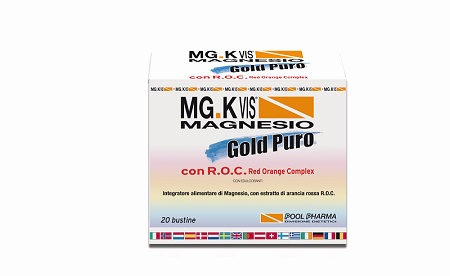 MGK VIS MAGNESIO GOLD PURO 20 BUSTE - Farmadillo