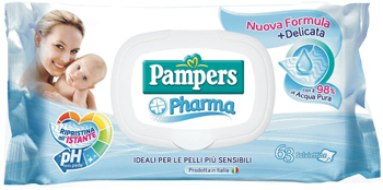 PAMPERS PHARMA SALVIETTE SENS 63 PEZZI - Farmadillo