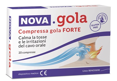 NOVA GOLA COMPRESSA GOLA FORTE 20 COMPRESSE - Farmadillo