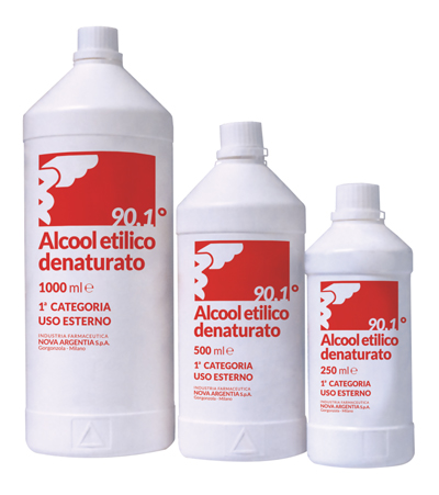 ALCOOL ETILICO DENATURATO 90,1% 250 ML - Farmadillo