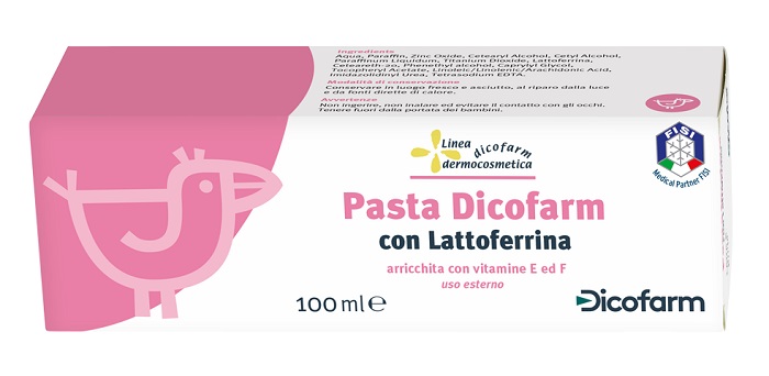DICOFARM PASTA CON LATTOFERRINA PELLI DELICATE 100 ML - Farmadillo