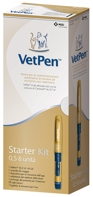 CANINSULIN VET PEN 8 UI STARTER KIT - Farmadillo