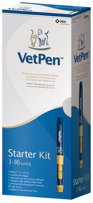 CANINSULIN VET PEN 16 UI STARTER KIT - Farmadillo