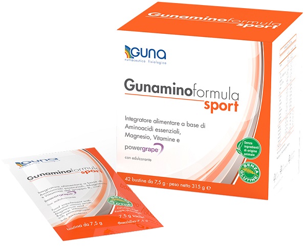 GUNAMINOFORMULA SPORT 42 BUSTE 315 G - Farmadillo
