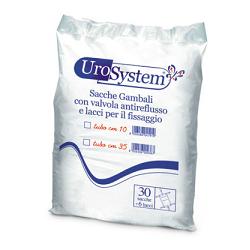 SACCA DI DRENAGGIO DA GAMBA PER INCONTINENZA UROSYSTEM TUBO 10 CM 30 PEZZI - Farmadillo