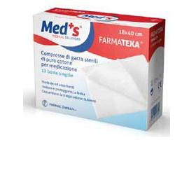 GARZA COMPRESSA MEDS 12/8 36X40CM 12 PEZZI - Farmadillo