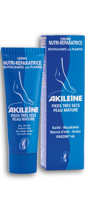 AKILEINE BLU CREMA PIEDI SECCHI 50 ML - Farmadillo