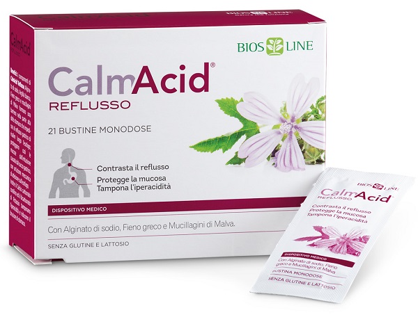 BIOSLINE CALMACID REFLUSSO 21 BUSTINE MONODOSE - Farmadillo