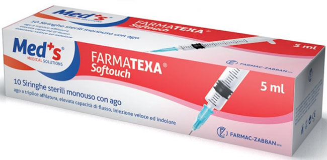 SIRINGA MEDS 5 ML 14 GAUGE 10 PEZZI - Farmadillo