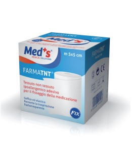 CEROTTO MEDS FARMATESSUTO NON TESSUTO TESSUTO NON TESSUTO FIX IPOALLERGENICO ADESIVO 250X5 CM - Farmadillo