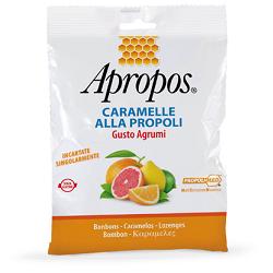 APROPOS CARAMELLE ALLA PROPOLI GUSTO AGRUMI 50 G - Farmadillo