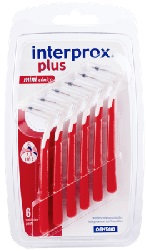 INTERPROX PLUS MINICONICO ROSSO 6 PEZZI - Farmadillo