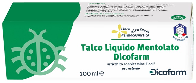 DICOFARM TALCO LIQUIDO MENTOLATO 100 ML - Farmadillo
