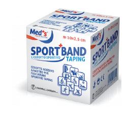 CEROTTO MEDS TELA BIANCA SPORTIVO 1000X2,5 CM - Farmadillo