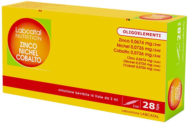 LABCATAL NUTRITION ZINCO/NICHEL/COBALTO 28 FIALE 2 ML - Farmadillo