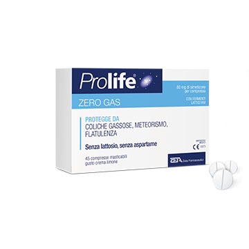PROLIFE ZEROGAS 45 COMPRESSE - Farmadillo