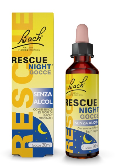 RESCUE ORIGINAL NIGHT SENZA ALCOL GOCCE 20 ML - Farmadillo