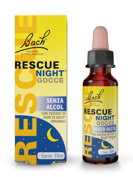 RESCUE ORIGINAL NIGHT SENZA ALCOL GOCCE 10 ML - Farmadillo