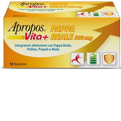 APROPOS VITA+ PAPPA REALE 500 MG 10 FLACONCINI 10 ML - Farmadillo