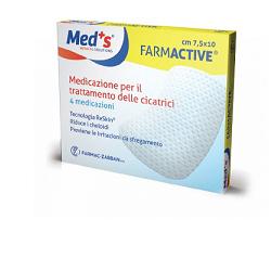 CEROTTO FARMACTIVE CICATRICI 7,5X10 CM 4 PEZZI - Farmadillo