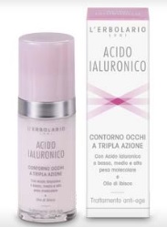 ACIDO IALURONICO CONTORNO OCCHI A TRIPLA AZIONE TRATTAMENTO ANTIAGE 30 ML - Farmadillo