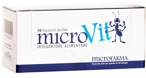 MICROVIT 10 FLACONCINI DA 10 ML - Farmadillo