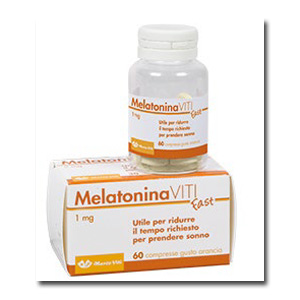 MELATONINA VITI FAST 1MG 60 COMPRESSE GUSTO ARANCIA - Farmadillo
