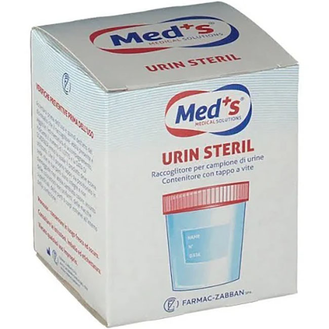 CONTENITORE MEDS URINA STERILE SOTTOVUOTO 120 ML - Farmadillo