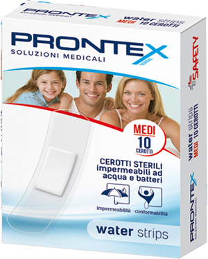 CEROTTO PRONTEX WATER STRIPS MEDIO 10 PEZZI - Farmadillo