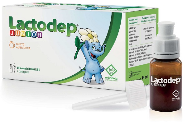LACTODEP JUNIOR 8 FLACONCINI X 5,5 ML - Farmadillo