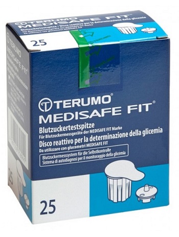 DISCO PER LA DETERMINAZIONE DELLA GLICEMIA MEDISAFE FIT 25 PEZZI - Farmadillo