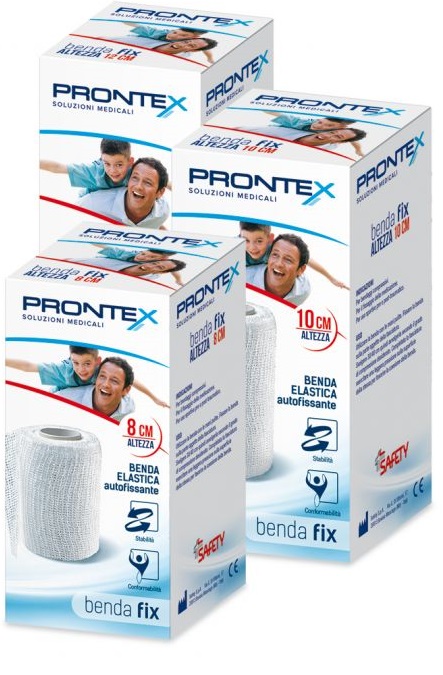 BENDA ELASTICA PRONTEX FIX AUTOFISSANTE 12 CM DI ALTEZZA PER4 METRI IN ESTENSIONE 1 PEZZO - Farmadillo