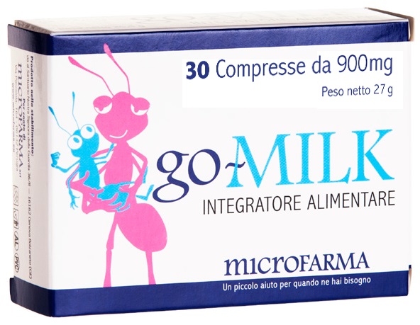 GO-MILK 30 COMPRESSE - Farmadillo